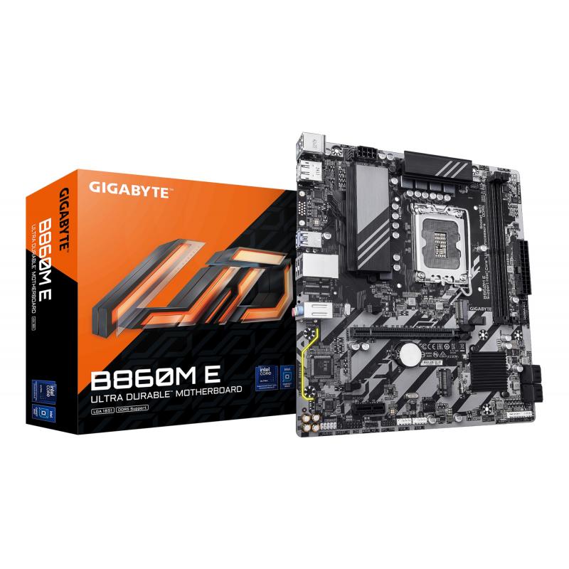 gigabyte-b860m-e-placa-base-procesadores-intel-core-ultra-series-vrm-de-412-fases-hasta-8800mhz-ddr5-oc-2xpcie-40-m2-lan-1gbe-usb-32-gen-1