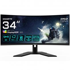 GIGABYTE G34WQCP Monitor Gaming Curvo UWQHD de 34