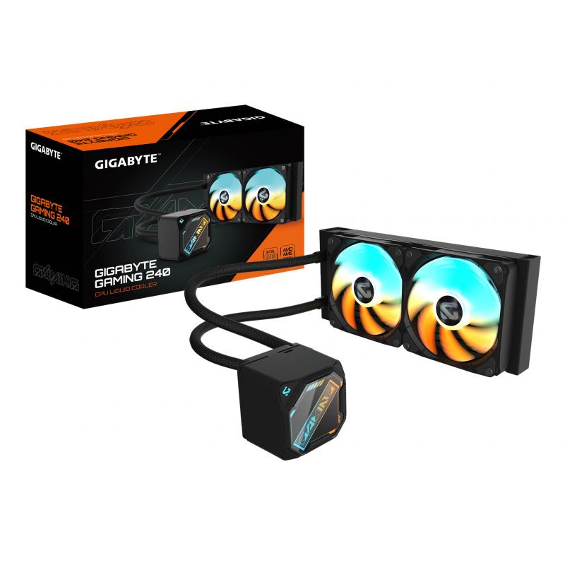 gigabyte-gaming-240-refrigeracion-liquida-para-cpu-2x120mm-ventiladores-argb-mecanismo-de-enclavamiento-deslizante-daisy-chain-compatible-con-intel-lga-1851-y-amd-am5