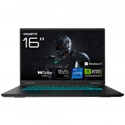 GIGABYTE GAMING A16 CWH Portátil Gaming - 16,0, 165Hz WUXGA, Intel Core i7-13620H, NVIDIA RTX 5070, 32GB DDR5 5200MHz, 1TB Gen4 SSD, Win 11 Home, Garantía de 2 años, Dolby Atmos, GAMING A16 CWHI3ES864SH