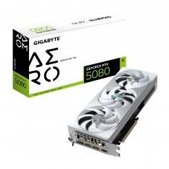 GIGABYTE GeForce RTX 5080 AERO OC SFF 16G Tarjeta Gráfica - 16GB GDDR7, 256 bits, PCI-E 5.0, 2730MHz Core Clock, 3 x DisplayPort, 1 x HDMI, GV-N5080AERO OC-16GD