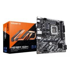 GIGABYTE H810M S2H Placa base - Procesadores Intel Core Ultra (Serie 2), VRM de 4+1+2 fases, hasta 6400 MHz DDR5, 1xPCIe 4.0 M.2, LAN 1GbE, USB 3.2 Gen 1