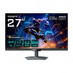 GIGABYTE M27Q2 QD Monitor Gaming 27 QHD - 2560 x 1440, 200Hz, 1ms, 350 cd/m², FreeSync Premium, Display HDR400, HDMI 2.0, DisplayPort 1.4