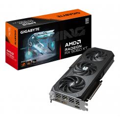 GIGABYTE Radeon RX 9060 XT GAMING OC 8G Tarjeta Gráfica - 8GB GDDR6, 128bit, PCI-E 5.0, 3320 MHz Frecuencia del núcleo, 2 x DisplayPort, 1 x HDMI, GV-R9060XTGAMING OC-8GD