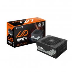 GIGABYTE UD1600PM PG5 AI TOP Fuente de Alimentación - PCIe 5.0, 80 PLUS Platinum, Diseño totalmente modular, Ventilador de 120 mm, Compatible con ATX 3.1, Enchufe EU