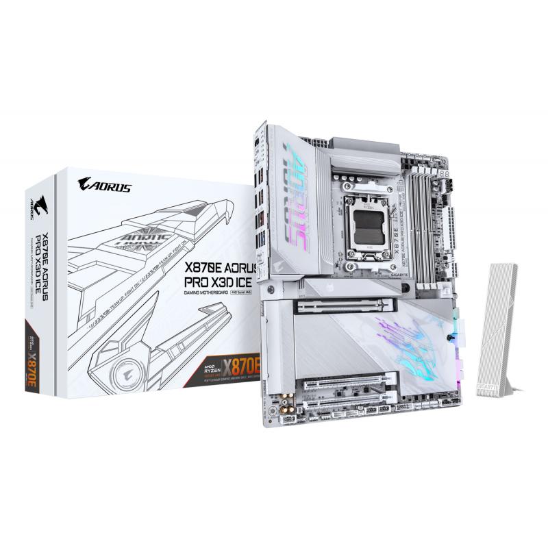 gigabyte-x870e-aorus-pro-x3d-ice-placa-base-compatible-con-procesadores-amd-ryzen-9000-vrm-digital-de-1822-fases-hasta-9000-hz-ddr5-oc-2-x-pcie-50-2-x-pcie-40-wi-fi-7-lan-5-gbe-usb-4