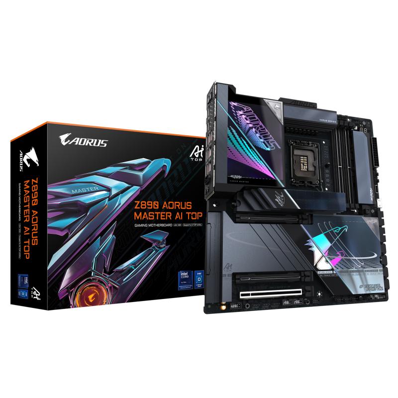 gigabyte-z890-aorus-master-ai-top-placa-base-compatible-con-cpus-intel-core-ultra-serie-2-vrm-de-2012-fases-hasta-9500mhz-ddr5-oc-pcie-50-m2-wi-fi-7-thunderbolt-4