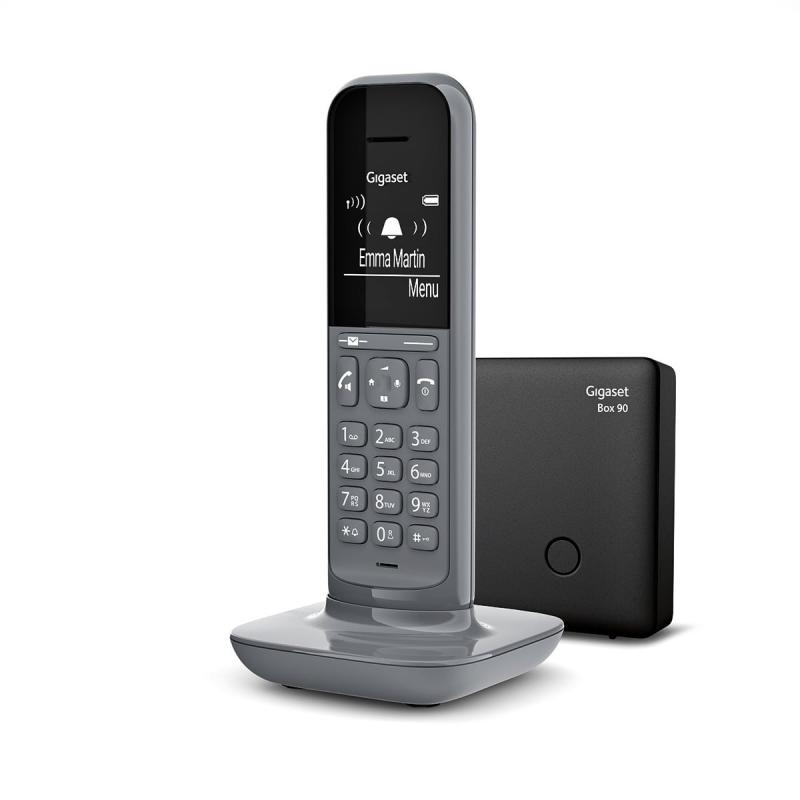 gigaset-cl390-telefono-dect-analogico-identificador-de-llamadas-gris