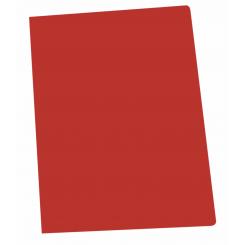 GIO Pack 50 Subcarpetas Simples Pastel 180 grs A4 Rojo
