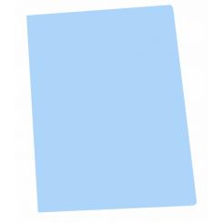 GIO Pack 50 Subcarpetas Simples Pastel 180 grs Fº AZul