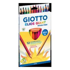 Giotto Elios Giant Triangular Libre De Madera caja de 12 Uds.