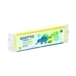 Giotto Plastilina Patplume 350Gr Amarillo C/12
