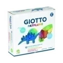 Giotto Plastilina Patplume 350Gr C/12 Surtidas
