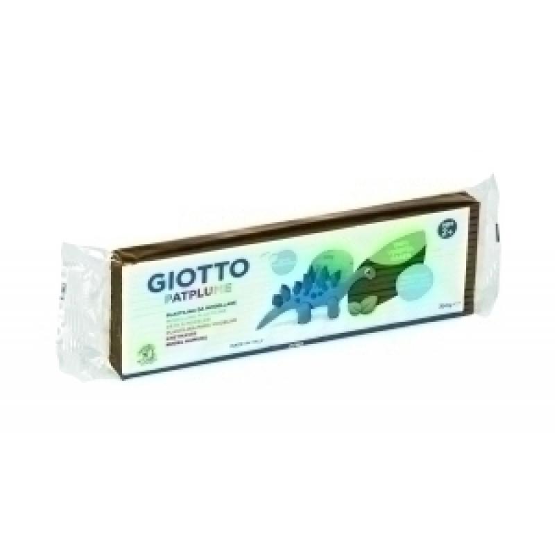 giotto-plastilina-patplume-350gr-marron-c-12