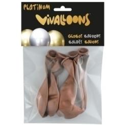 Globo Vivalloons Platinum Cobre Bolsa De 6