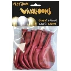 Globo Vivalloons Platinum Rojo Bolsa De 6