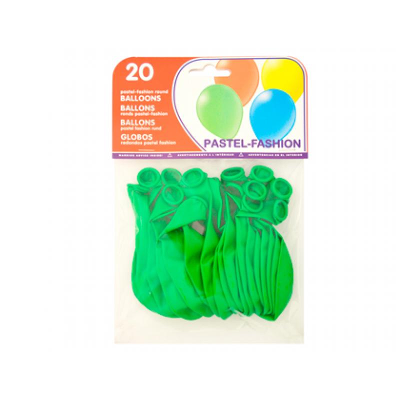 Globos Verde Pistacho Bolsa de 20 UD