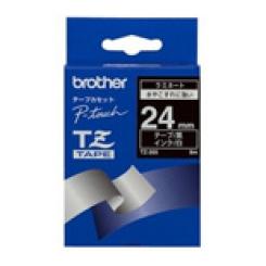 BROTHER Gloss Laminated Labelling Tape - 24mm, White/Black cinta para impresora de etiquetas TZ