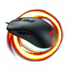 AOC GM300 ratón mano derecha USB tipo A Óptico 6200 DPI