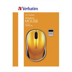 VERBATIM Go Nano ratón Ambidextro RF inalámbrico 1600 DPI
