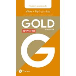 GOLD PRE-FIRST STUDENT´S ETEXT AND MY ENGLISH LAB ACCESS CARD LONGMAN