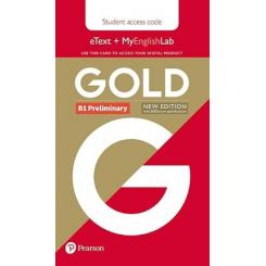 GOLD PRELIMINARY STUDENT´S ETEXT AND MY ENGLISH LAB ACCESS CARD LONGMAN
