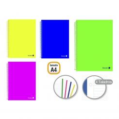 GOLDEN Cuaderno de espriral T.P. A4 120 H 90 GR. MICROP. cuadr. 5x5