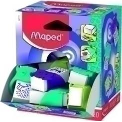 Goma De Borrar Maped Pequeños Monstruos Con Protector Expositor De 20