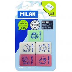 Goma De Borrar Milan 445 Blister De 5