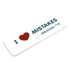 Goma De Borrar Milan Miga De Pan I Loves Mistakes Gran Tamaño Caja De 6