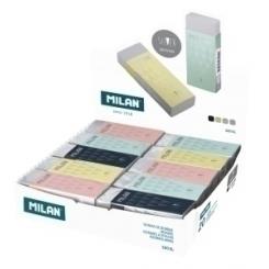 Goma De Borrar Milan Nata 320 Silver Caja De 20