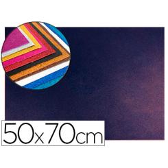 Goma eva con purpurina LIDERPAPEL 50x70cm 60g/m2 espesor 2 mm bicolor azul rojo