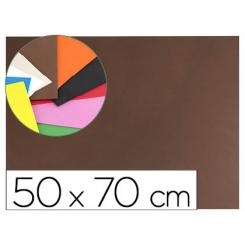 Goma Eva LIDERPAPEL 50X70cm 60gr/m2 Espesor 1.5mm Marron