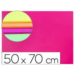 Goma Eva LIDERPAPEL 50X70cm 60gr/m2 Espesor 2mm Fluor Rosa