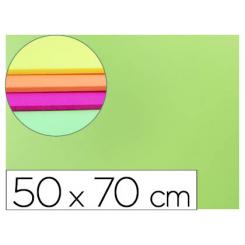 Goma eva LIDERPAPEL 50x70cm 60g/m2 espesor 2mm fluor verde