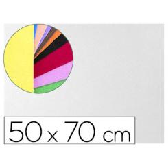 Goma eva LIDERPAPEL 50x70cm 60g/m2 espesor 2mm textura toalla blanco