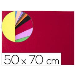 Goma eva LIDERPAPEL 50x70cm 60g/m2 espesor 2mm textura toalla rojo