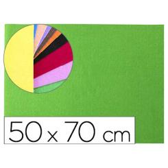 Goma eva LIDERPAPEL 50x70cm 60g/m2 espesor 2mm textura toalla verde