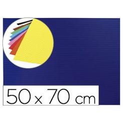 Goma eva ondulada LIDERPAPEL 50x70cm 2,2mm de espesor azul oscuro