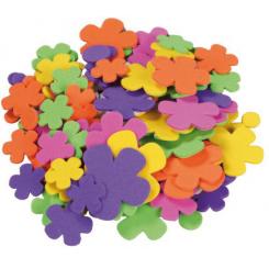 FIXO KIDS Pack 200 Figuras adhesivas goma eva flores