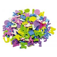 FIXO KIDS Pack 170 Figuras adhesivas goma eva letras y números