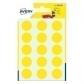 gomets-avery-bolsa-6h-redondos-Ø-19-mm-col-amarillas-90-uds