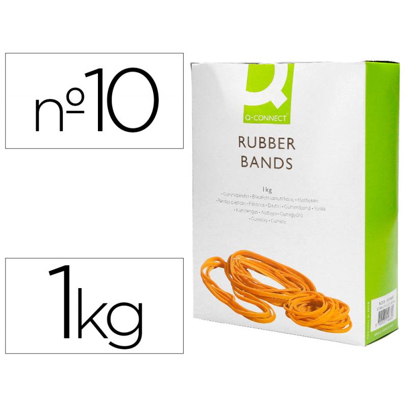 gomillas-elasticas-q-connect-1000-gr-numero-10-100-x-2-mm
