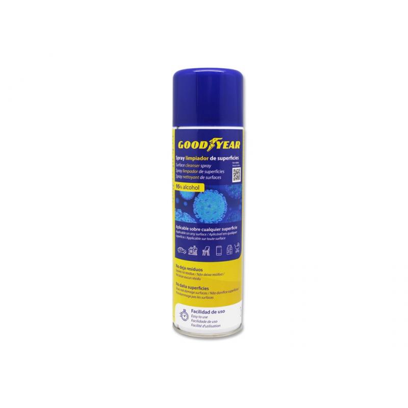 GOODYEAR SPRAY HIGIENIZANTE DE SUPERFICIES ALCOHOLICO. 500ml.