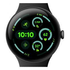 Google Pixel Watch 3 AMOLED 45 mm Digital Pantalla táctil Negro Wifi GPS (satélite)