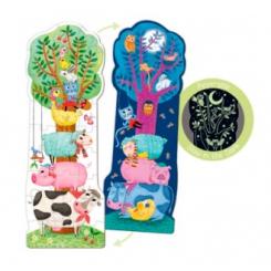 GOULA Puzzle XXL 27 piezas dia y noche reversible