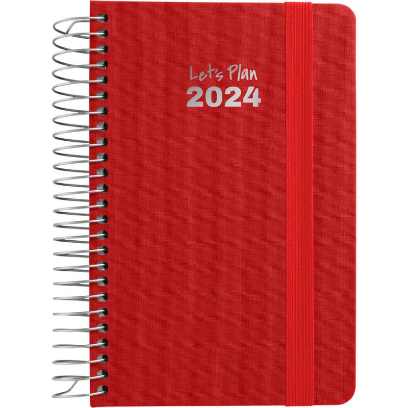 grafoplas-agenda-2024-tela-espiral-metalica-cuatrilingue-a6-s-v-fancy-rojas