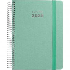 GRAFOPLÁS Agenda 2025  A5 15x21 Serie FANCY mint