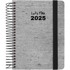 GRAFOPLÁS Agenda 2025 A6 D/P ECOJEANS negra