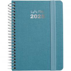 GRAFOPLÁS Agenda 2025 A6 S/V FANCY azul